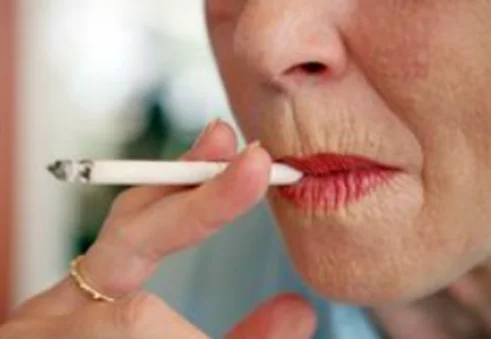 Smoking Lines on Face